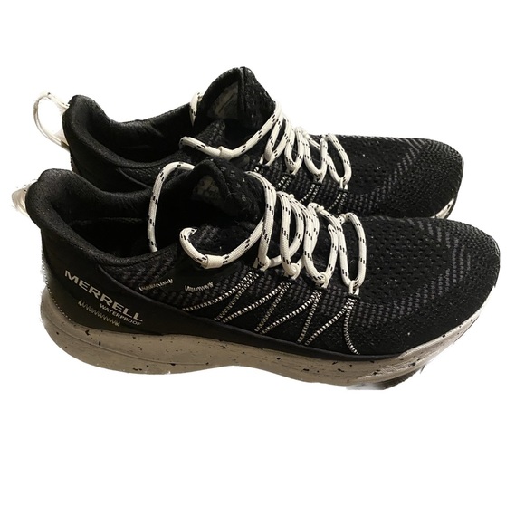 Merrell Shoes - Merrell Women's Bravada 2 Waterproof Black/White Knit J036600